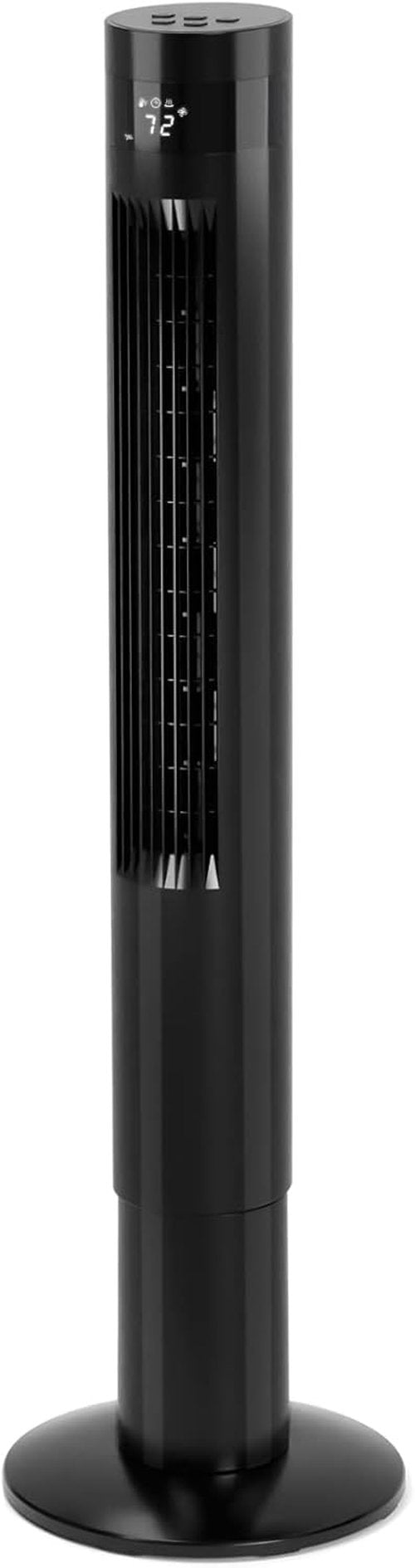 Antarctic Star Portable Tower Fan - 43'' Bladeless Oscillating Fan with Remote Control | Quiet 3-Speed Cooling
