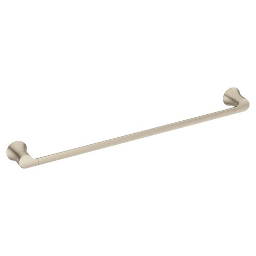 Moen Doux Brushed Nickel 24-Inch Single -Towel Bar, YB0224BN