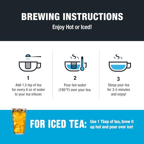 First Flush Darjeeling Black Tea - Premium Loose Leaf, 200 Cups