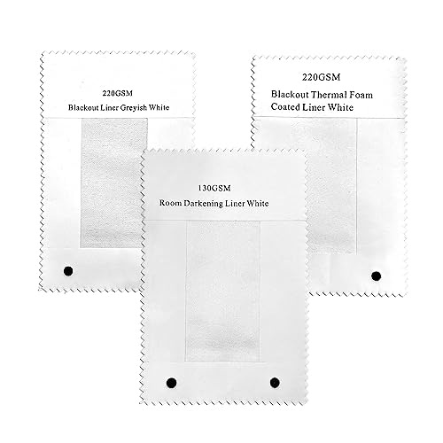 Macochico Linen Blend Curtain Fabric Swatch Sample Book