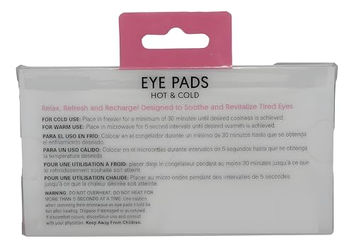 Bexter Watermelon Hot & Cold Gel Eye Pads – Reusable Mask for Puffiness