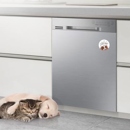 Puppy Pattern Clean Dirty Dishwasher Magnet - IVICOO