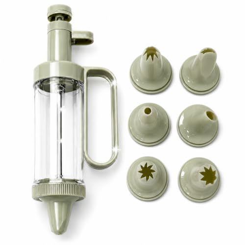 Tamodan Cake Decorating Gun Set - 7-Piece Icing Dispenser Kit