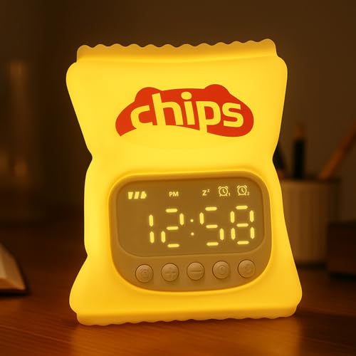 MASHI Kids Alarm Clock with Night Light - Sleep Trainer