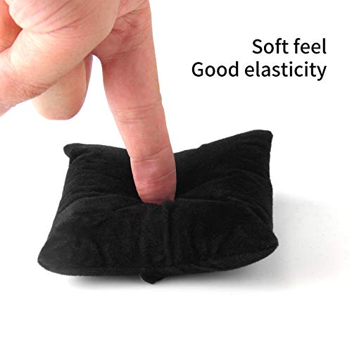 Black Velvet Bracelet & Watch Pillow Displays - Set of 6