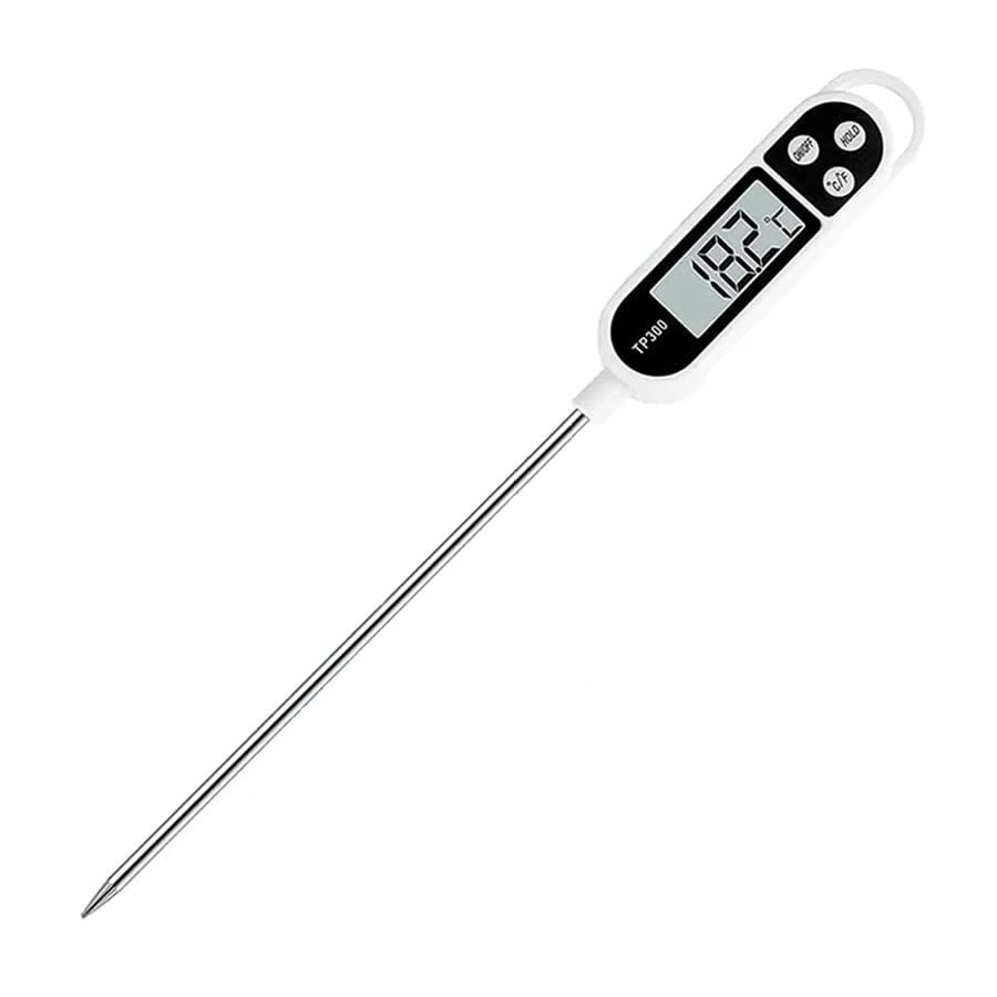 Skiennix Digital Instant Read Candy Thermometer - Perfect for Meat, Cooking, BBQ & Frying | 9.4in