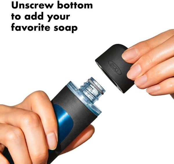 OXO Good Grips Soap Dispensing Dish Scrub Brush - Efficient Kitchen Cleaning Tool