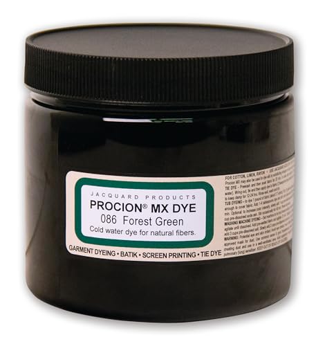 Jacquard Procion MX Fiber Reactive Dye Powder - Forest Green, 8oz