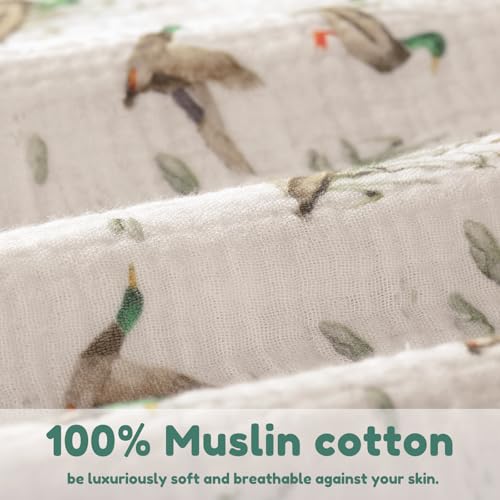 Mallard Duck Toddler Pillowcase 2-Pack, 100% Cotton, 13x18