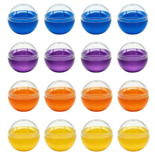 30pcs Translucent Empty Vending Machine Capsules - 28mm Gumball Containers