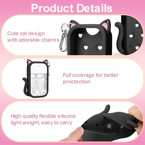 Silicone Protective Case for Touchland Hand Sanitizer Spray 30ml Cat