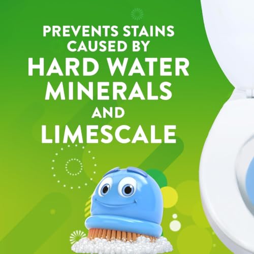 Scrubbing Bubbles Continuous Clean Toilet Drop-Ins 3-Pack | Blue Toilet Bowl Cleaner, Septic Safe, Removes Hard Water Minerals & Limescale