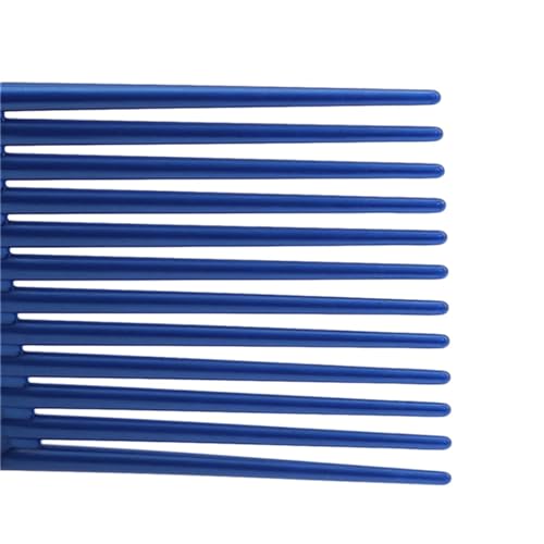 Sluswallow Blue Hair Pick and Barber Comb for Curly Hair Styling
