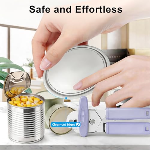 Grape Manual Can Opener - Ergonomic, Reinforced Blade, Safe Grip
