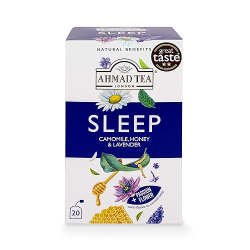 Ahmad Tea Herbal Tea, Camomile, Honey, & Lavender 'Sleep' Natural