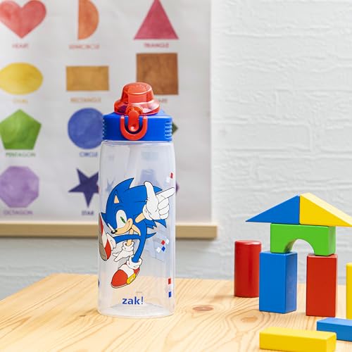 Sonic the Hedgehog 25oz Kids Water Bottle - Leak-Proof Straw
