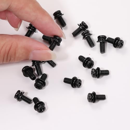 20-Pack M4x10mm VESA Screws with Washers for TV/Monitor Mounting