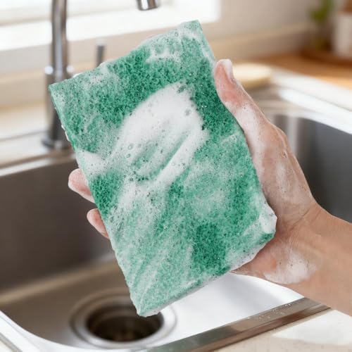 Ohlove 36-Piece Heavy Duty Non-Scratch Scouring Pads for Kitchen Cleaning