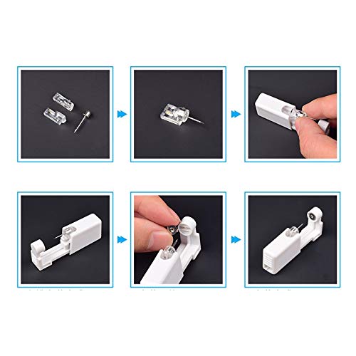 Pimoys Disposable Ear Piercing Gun Kit - Painless & Sterile 2-Pack