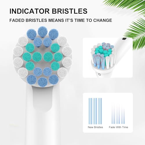 SetSail Replacement Toothbrush Heads for Oral B 4-Pack Soft Dupont Bristles