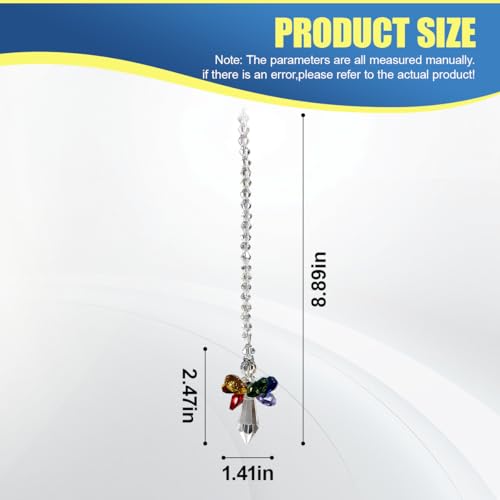 Craedli Crystal Angel Car Hanging Ornament Rhinestone Rear View Mirror Charm
