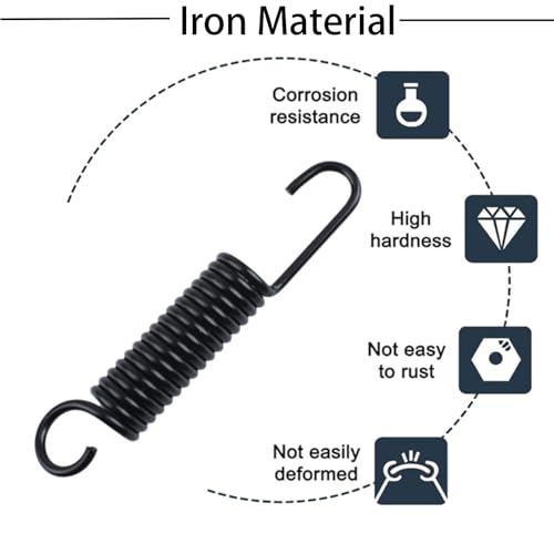 INCREWAY Recliner Sofa Chair Replacement Tension Springs - 4 Pack