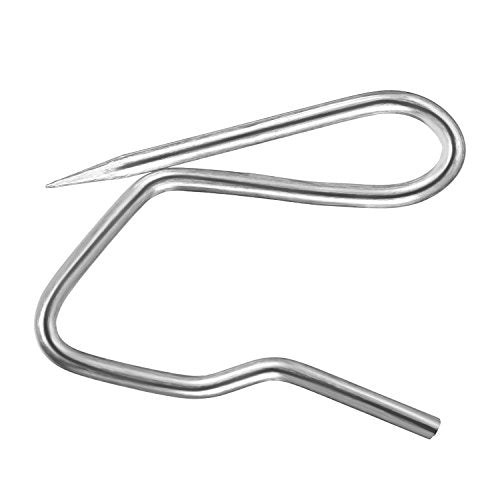 120 Pack Metal Curtain Drapery Hooks for Window & Shower Curtains