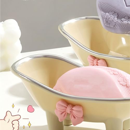 YUELER Cartoon Bathtub Soap Dish Holder A with Drainage Holes