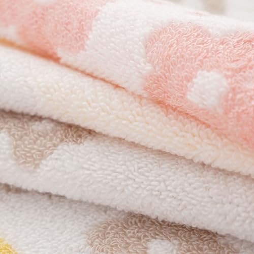 Kissvian 2-Pack Cute Cat Hand Towel Set - Soft Cotton Decorative Washcloths