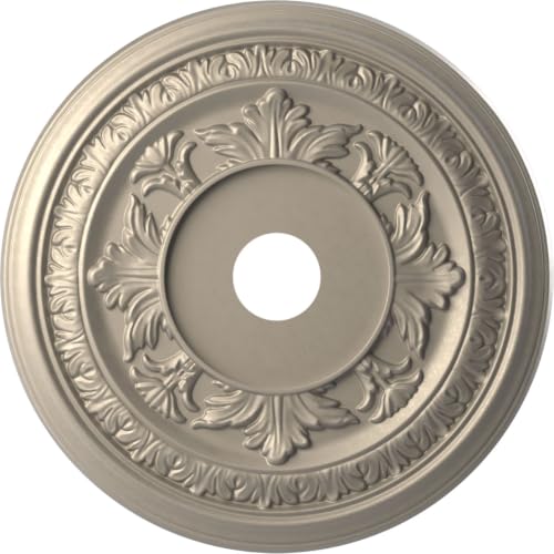 Ekena Millwork 22" Thermoformed PVC Ceiling Medallion - Metallic Silver