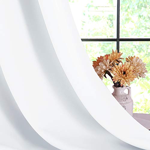 NICETOWN White Room Darkening Curtains, Set of 2, 34x70 Inches