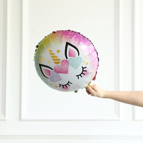 Pink Purple Unicorn Balloon Set - 5pcs Unicorn Party Decorations for Birthday