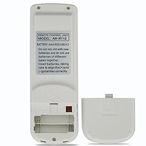 Fujitsu Air Conditioner Remote Control AR-RY12, AR-RY3-AR-RY13