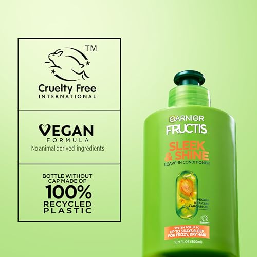 Garnier Fructis Sleek & Shine Leave-In Conditioner Cream 10.2 Fl Oz