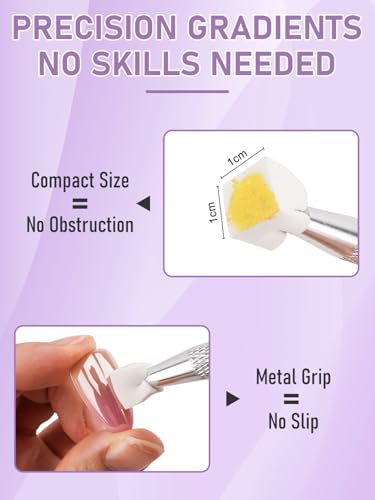 YOOVR Nail Sponge and Palette Kit for Ombre and Gradient Art