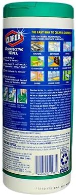 Clorox Disinfecting Wipes - Fresh Scent Canister | 7" X 8" | Pack of 3 for Effective Cleaning