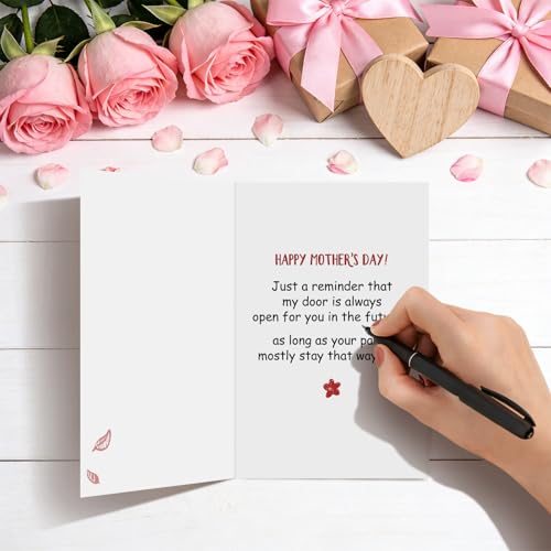 Funny Sarcastic Mother's Day Card from Daughter Son - Humorous Greeting