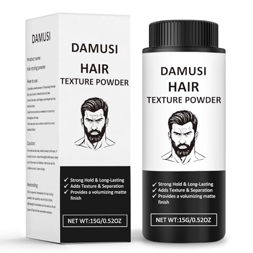 DAMUSI Hair Styling Powder - Matte Finish Volumizing & Texturizing Powder