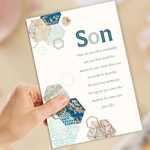 Son Birthday Card MM-466 - Heartfelt Gift for Adult Son
