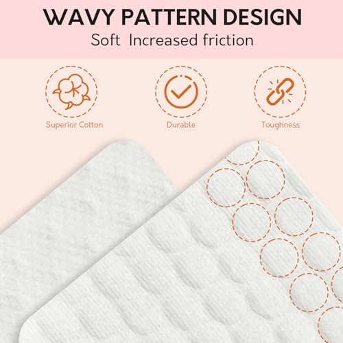 Bcowos Lint Free Nail Wipes 540pcs - Super Absorbent Polish Remover Pads