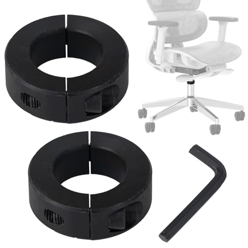 Jayen Office Chair Sinking Fix Kit - 2 Pack Heavy Duty Steel Chair Clamps