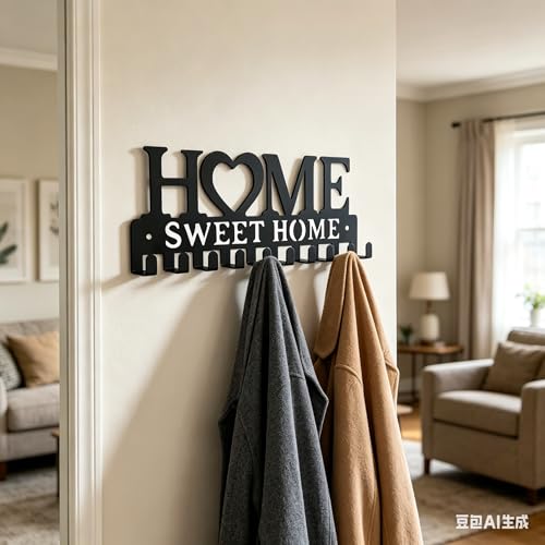Metal Wall Art Key Holder Heavy Duty Key Hook for Wall Decor