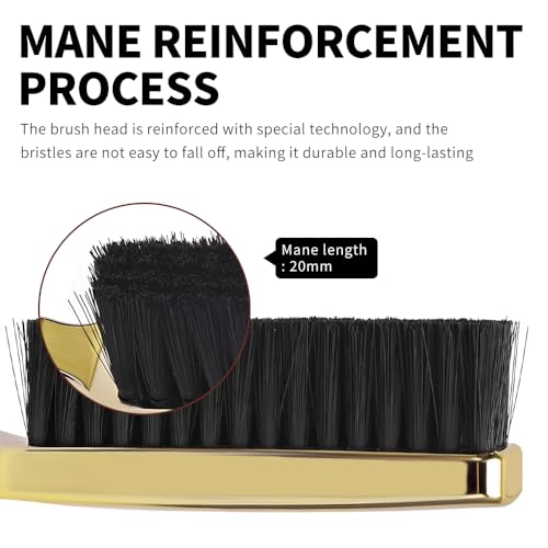 BARBERTOP Golden Barber Clipper and Trimmer Blade Cleaning Brush