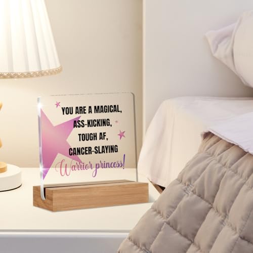 Cancer Survivor Acrylic Sign | Encouraging Gifts for Women