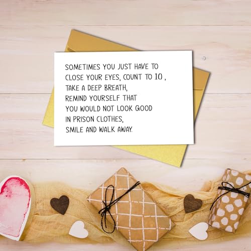 Funny Encouragement Card for Friends & Family - Hilarious Gift