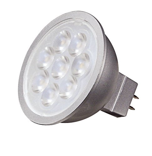 Satco GU5.3 LED Light Bulb, 6.5W, 4000K, 40-Degree Beam Spread