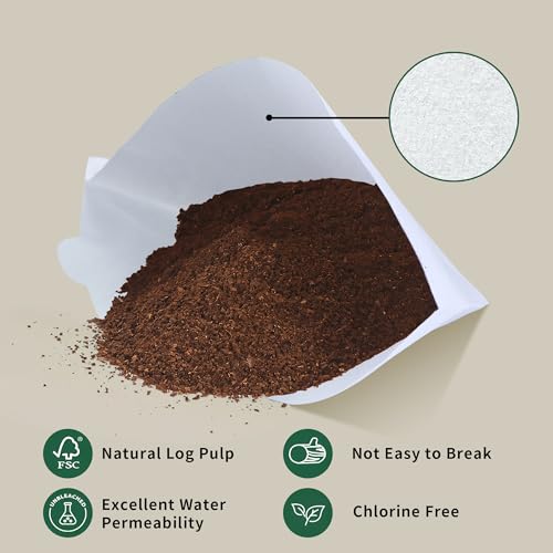 Brikinte Disposable Coffee Paper Filters for Cuisinart, 100 Pack