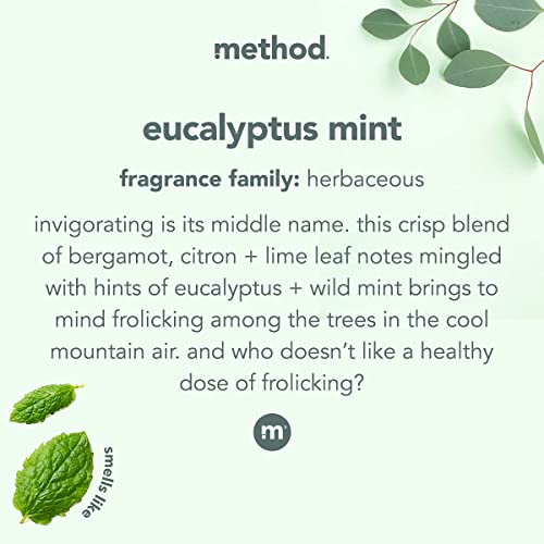 Method Daily Shower Cleaner Spray, Eucalyptus Mint, 28 oz