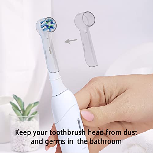 Electric Toothbrush Head Covers for Oral B - 2 Pack Dust Proof Cap
