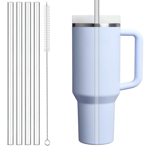 Replacement Straws for Stanley 40oz/30oz Cups - 4 Reusable Straws